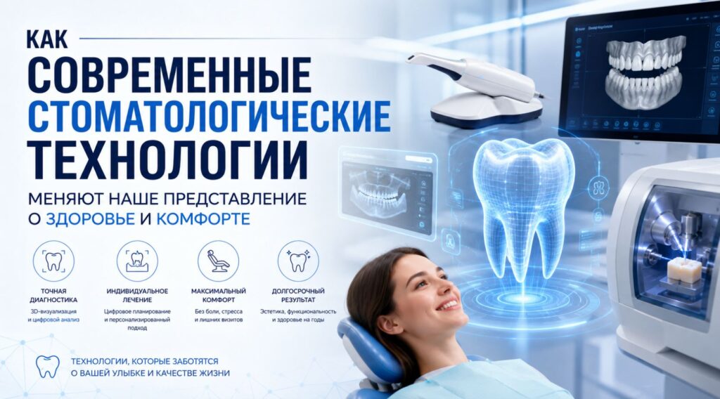 Современные стоматологические технологии: сканеры, установки и комфортное лечение